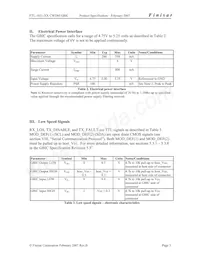 FTL-1621-61 Datasheet Pagina 3