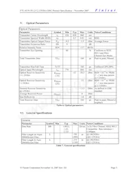 FTL-8519-3D-2.5 Datasheet Page 5