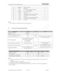 FTL410QD3C Datasheet Page 3