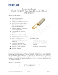 FTL410QE3C Datasheet Copertura