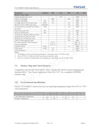 FTL410QE3C Datasheet Pagina 6