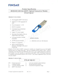 FTL4C1QL2C Datasheet Cover