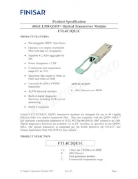 FTL4C2QE1C Datasheet Cover