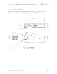 FTLF1217P2BTL Datasheet Page 9