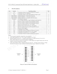 FTLF1318P2BCL Datasheet Page 2