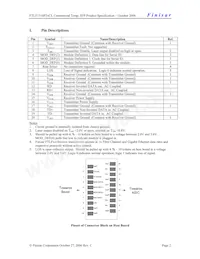 FTLF1318P2BCL Datasheet Pagina 2