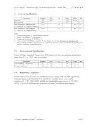 FTLF1318P2BCL Datasheet Pagina 5