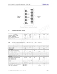 FTLF1318P2BTL Datenblatt Seite 3