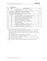FTLF1318P3BTL Datasheet Page 2