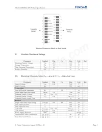 FTLF1318P3BTL Datasheet Page 3