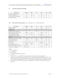 FTLF1319P1BTL Datasheet Page 3