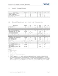FTLF1321P1BTL Datasheet Page 3