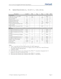 FTLF1321P1BTL Datasheet Page 4
