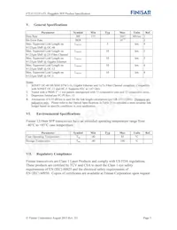 FTLF1321P1BTL Datasheet Page 5