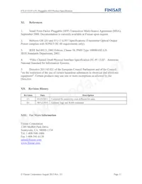FTLF1321P1BTL Datasheet Page 11