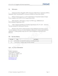 FTLF1321P1BTL Datasheet Pagina 11