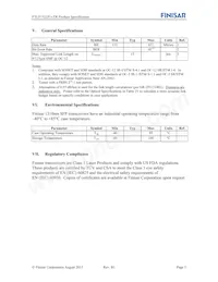 FTLF1322P1BTR Datasheet Pagina 5