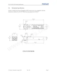 FTLF1322P1BTR Datasheet Page 7