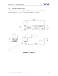 FTLF1322P1BTR Datasheet Pagina 7