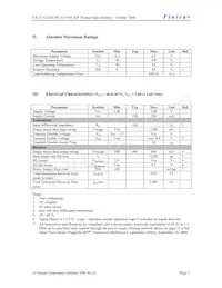 FTLF1322S2HTR Datasheet Page 3