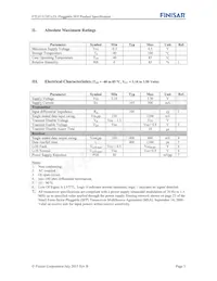 FTLF1323P1BTL Datasheet Page 3