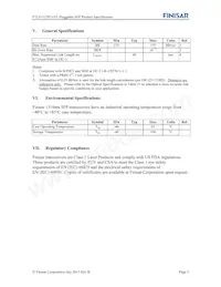 FTLF1323P1BTL Datasheet Page 5