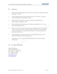 FTLF1324P2BTV Datasheet Page 11