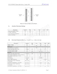 FTLF1328P2BNV Datasheet Page 3