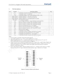 FTLF1419P1BCL Datasheet Page 2