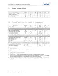 FTLF1419P1BCL Datasheet Page 3