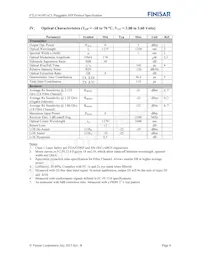 FTLF1419P1BCL Datasheet Page 4