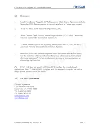 FTLF1419P1BCL Datasheet Page 11