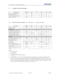 FTLF1421P1BTL Datasheet Page 3
