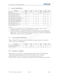 FTLF1421P1BTL Datasheet Page 5