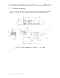 FTLF1421S1MCL Datasheet Pagina 7