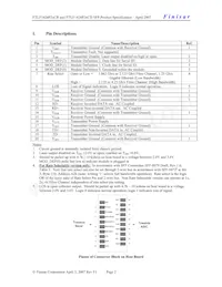 FTLF1424P2BCR Datasheet Page 2
