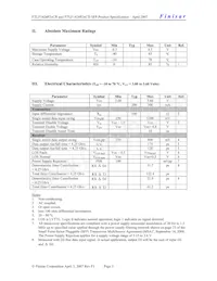 FTLF1424P2BCR Datasheet Page 3