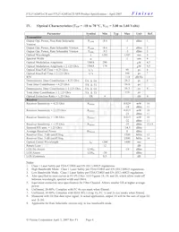 FTLF1424P2BCR Datasheet Page 4
