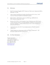 FTLF1424P2BCV Datasheet Page 11