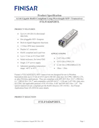 FTLF1426P2BTL Datasheet Copertura