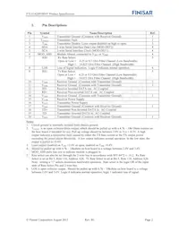 FTLF1429P3BCE Datasheet Pagina 2