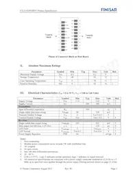 FTLF1429P3BCE Datasheet Pagina 3