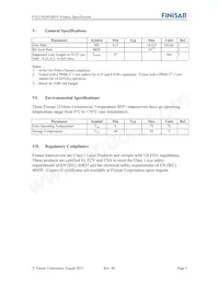 FTLF1429P3BCE Datasheet Pagina 5