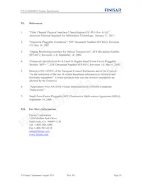 FTLF1429P3BCE Datasheet Pagina 10