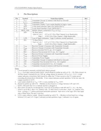 FTLF1429P3BNV數據表 頁面 2