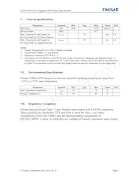 FTLF1519P1BCL Datasheet Pagina 5