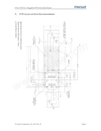 FTLF1519P1BCL Datasheet Pagina 9