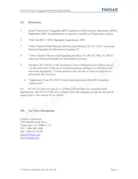 FTLF1519P1BCL Datasheet Pagina 11