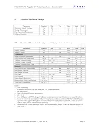 FTLF1519P1BNL Datasheet Page 3