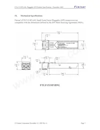 FTLF1519P1BNL Datasheet Pagina 7